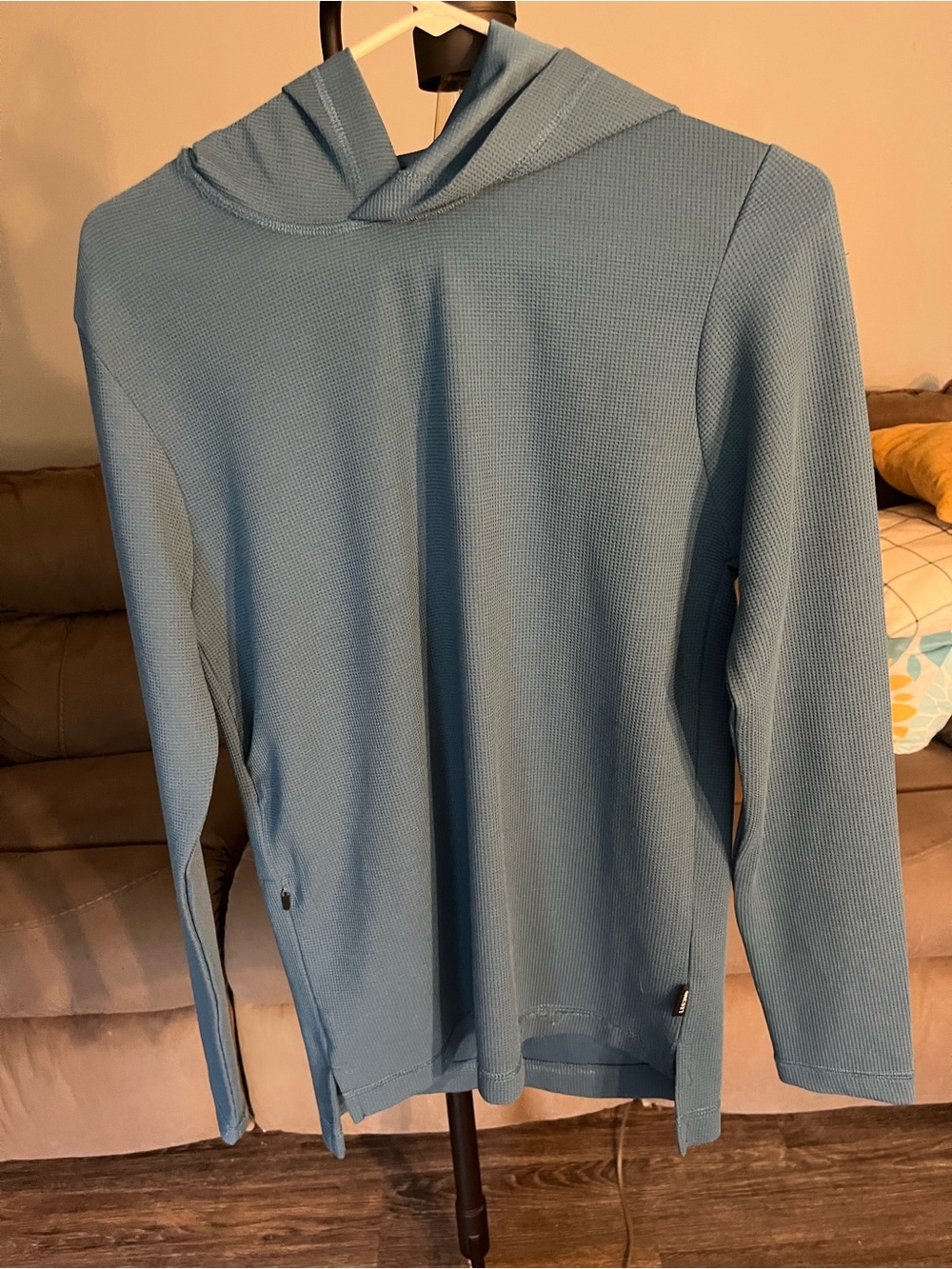 Men's LegEnd Lightweight Blue/Teal Hooded Sweater